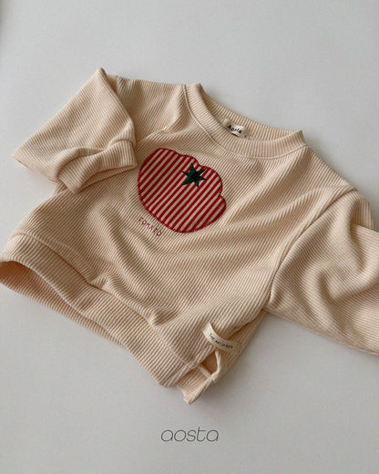 Tomato Sweatshirts [Ivory/M(1-2yr)]