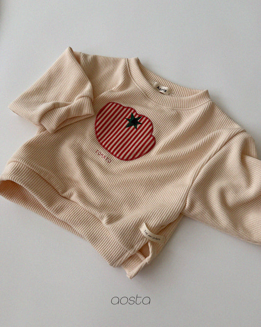 Tomato Sweatshirts [Ivory/M(1-2yr)]