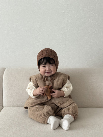 [PRE-ORDER] Momo Vest Bottom Set