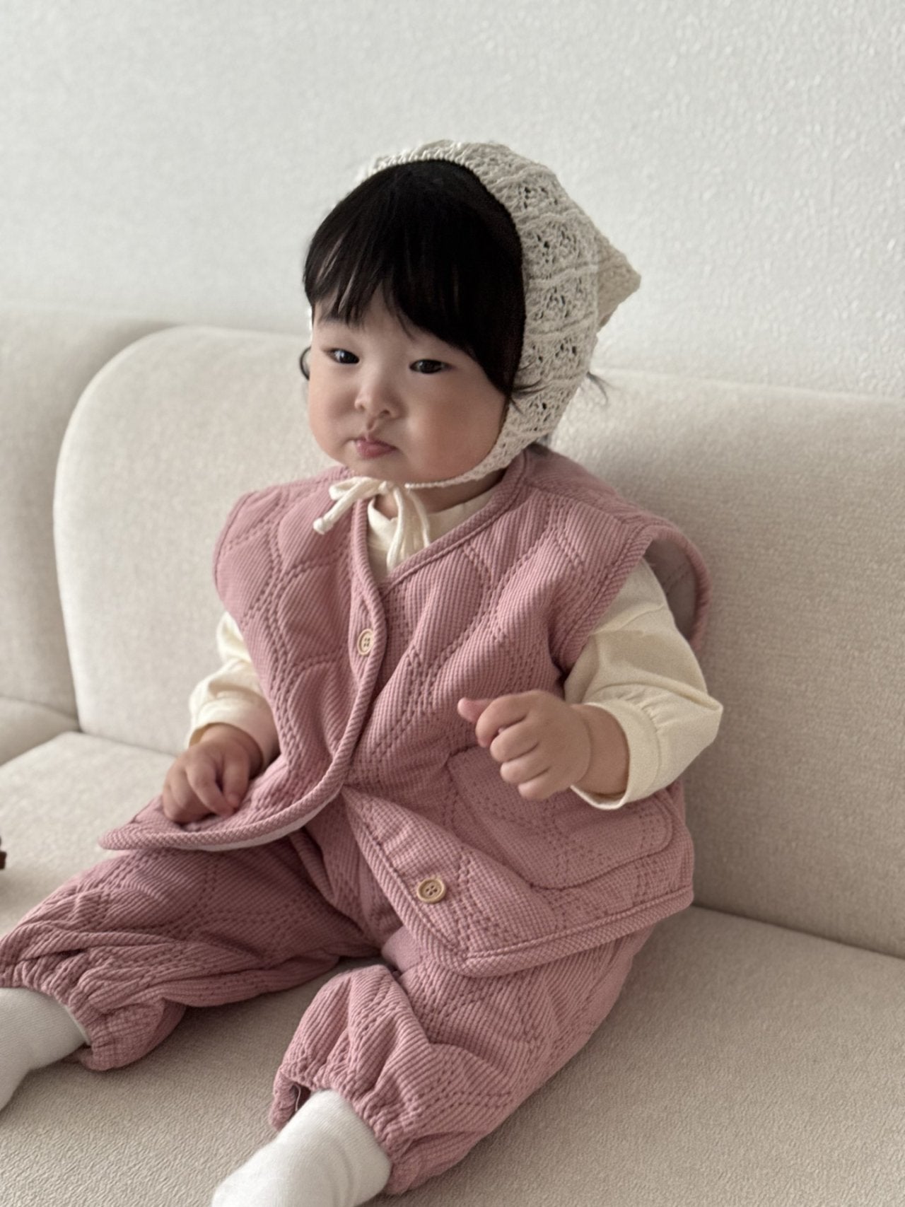 [PRE-ORDER] Momo Vest Bottom Set