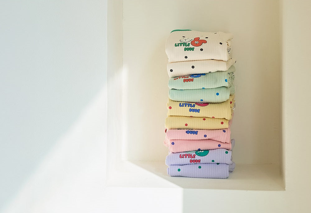 Little Buddy Ribbed Home Wear Set