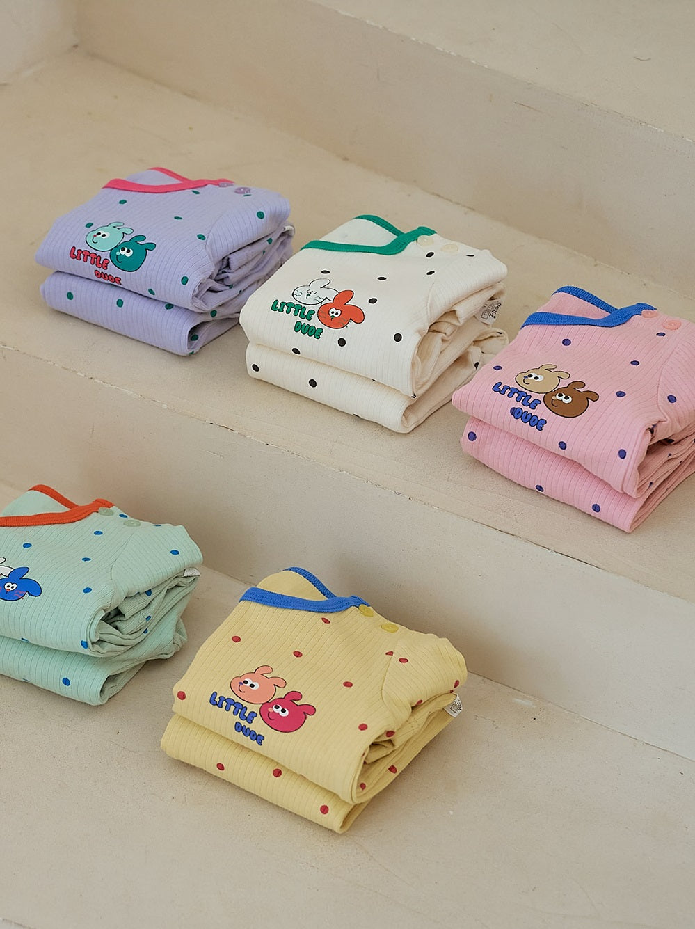 Little Buddy Ribbed Home Wear Set