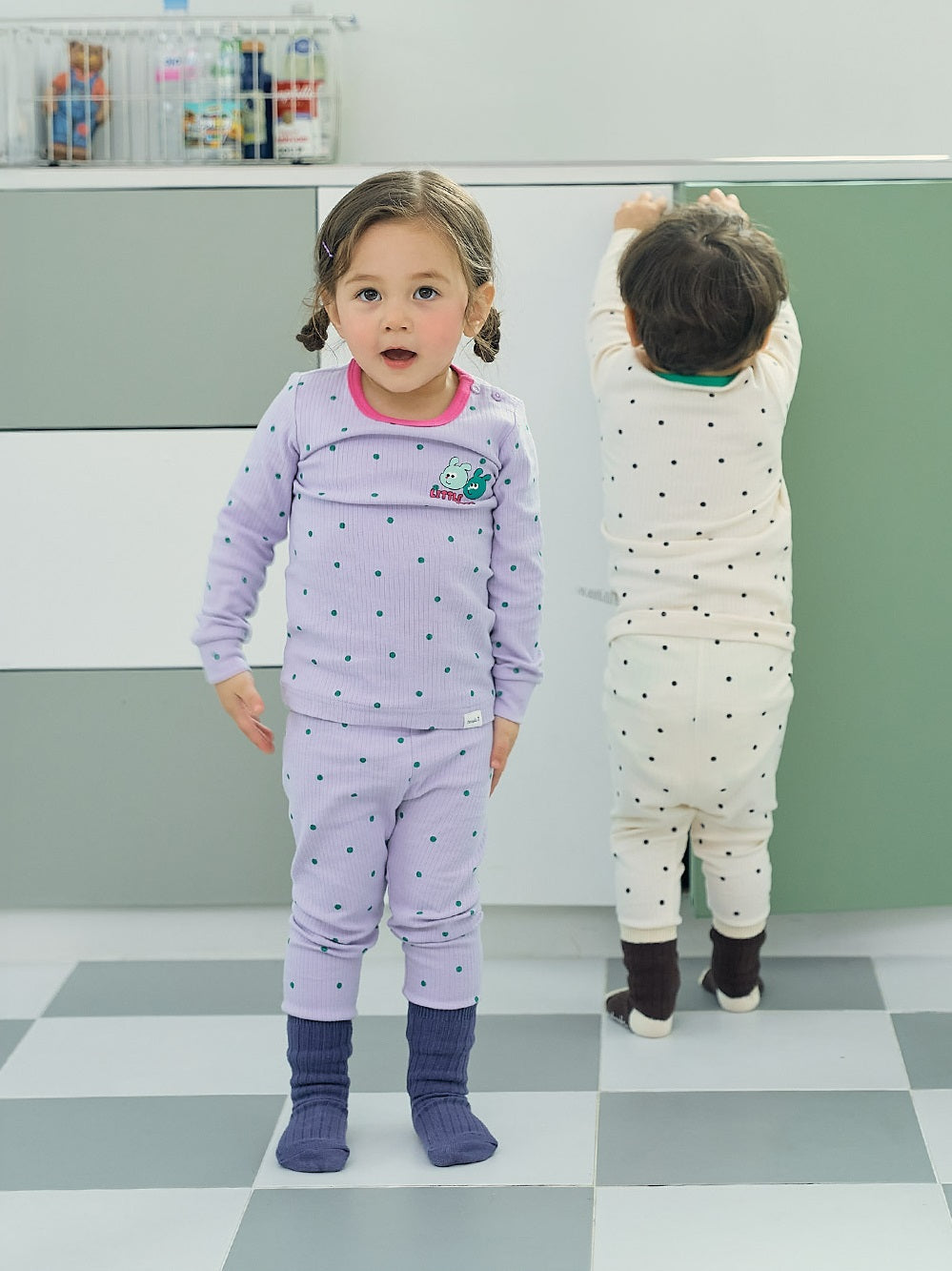 Little Buddy Ribbed Home Wear Set