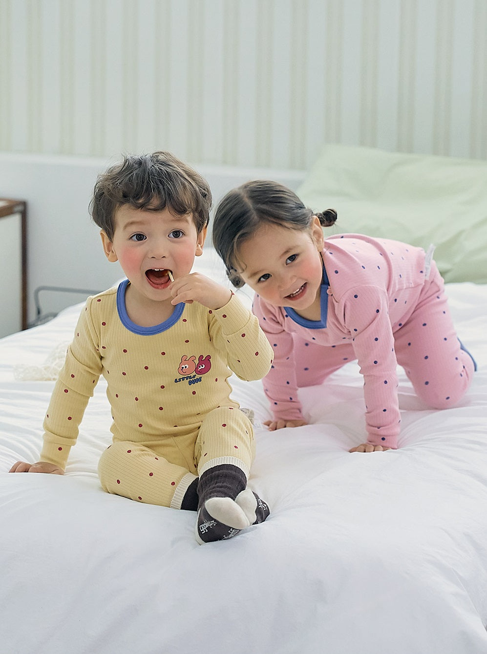 Little Buddy Ribbed Home Wear Set