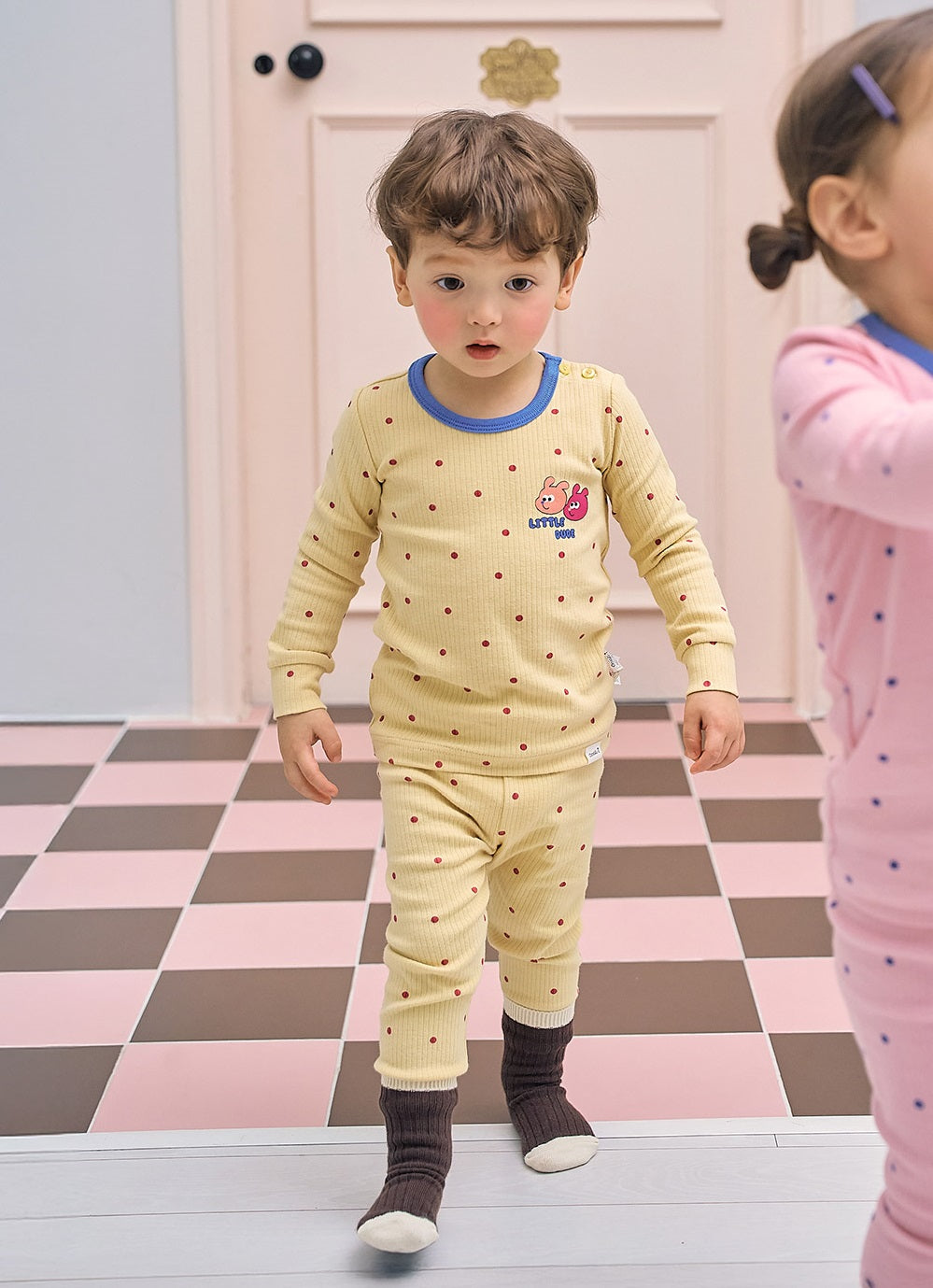 Little Buddy Ribbed Home Wear Set