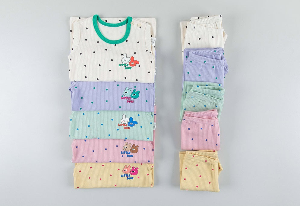 Little Buddy Ribbed Home Wear Set
