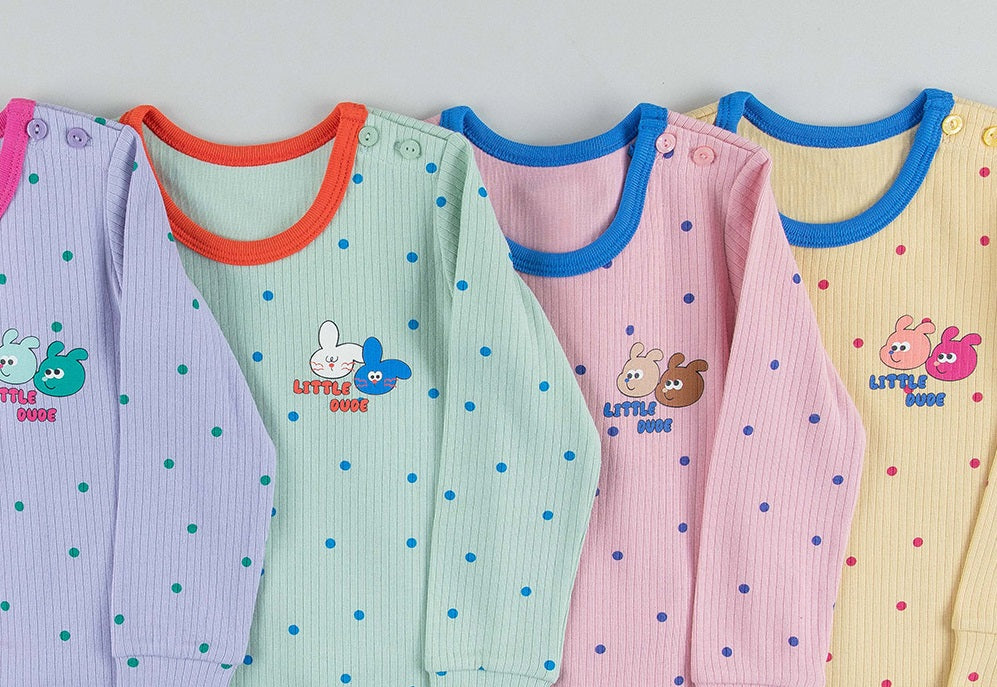 Little Buddy Ribbed Home Wear Set