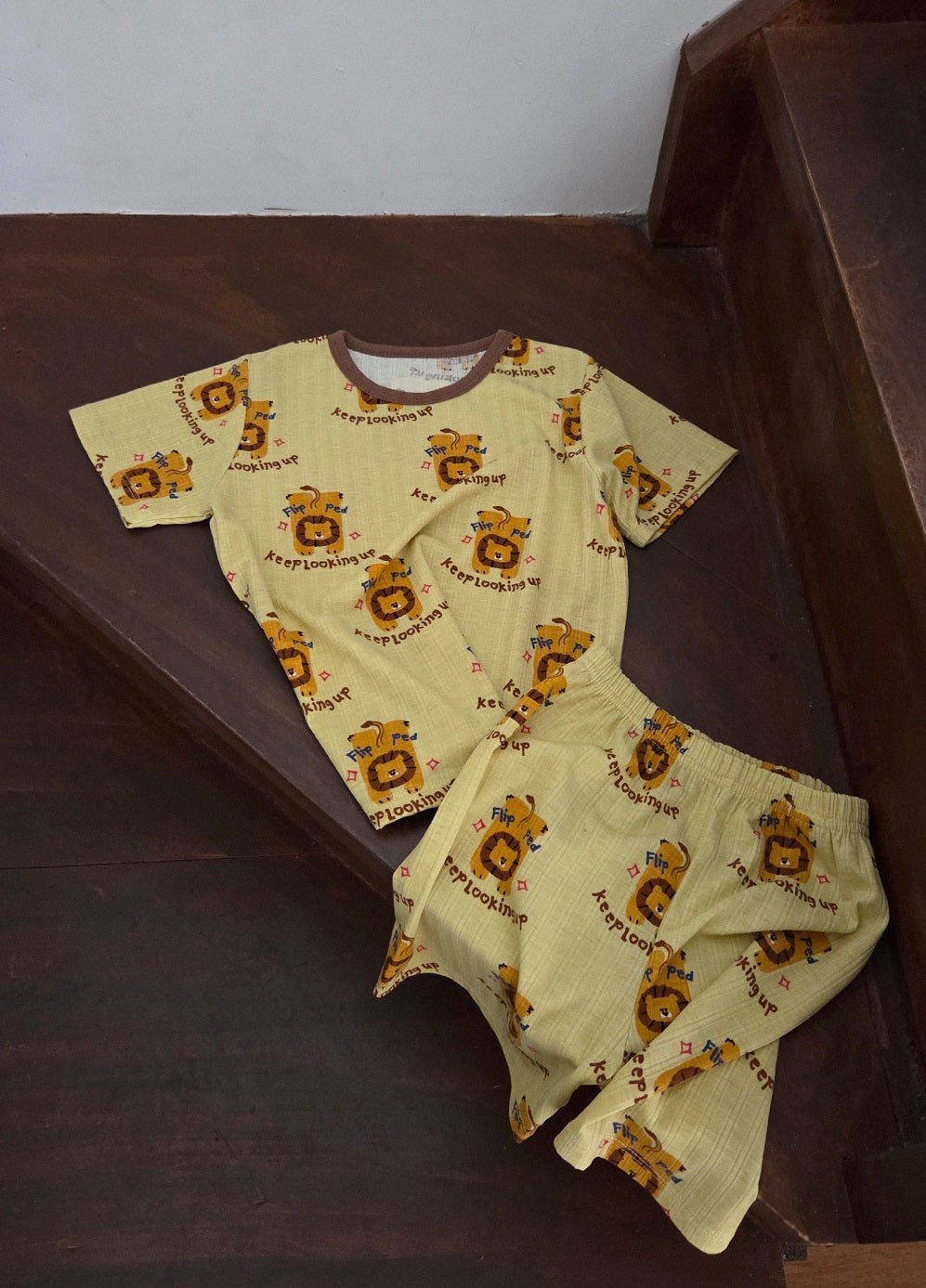 Flip Poly Ribbed Home Wear Set