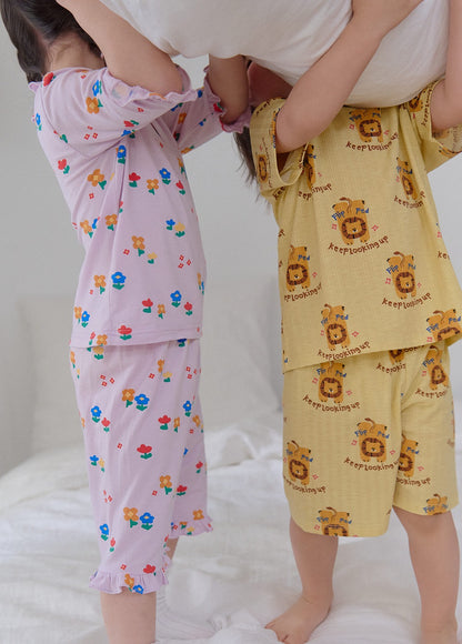 Flip Poly Ribbed Home Wear Set
