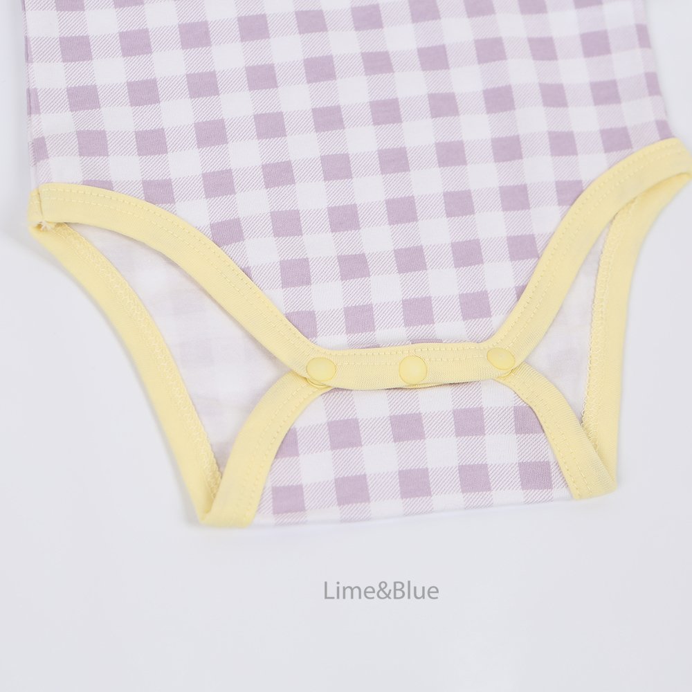 [PRE-ORDER] Summer Check Check Body Suit