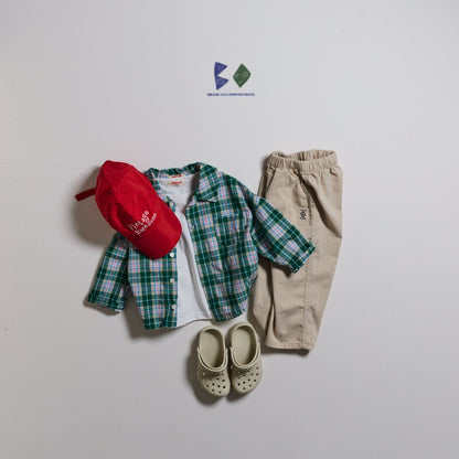 Two Spring Pants [Light Beige/XS(2-3yr)]