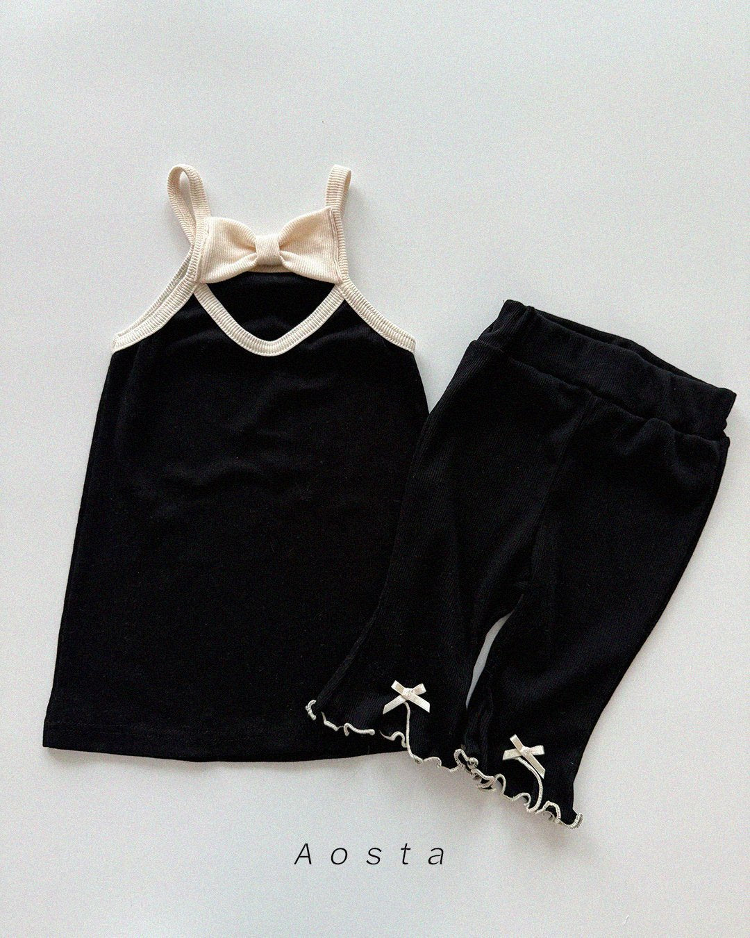 [PRE-ORDER] Ribbed Ribbon Pants