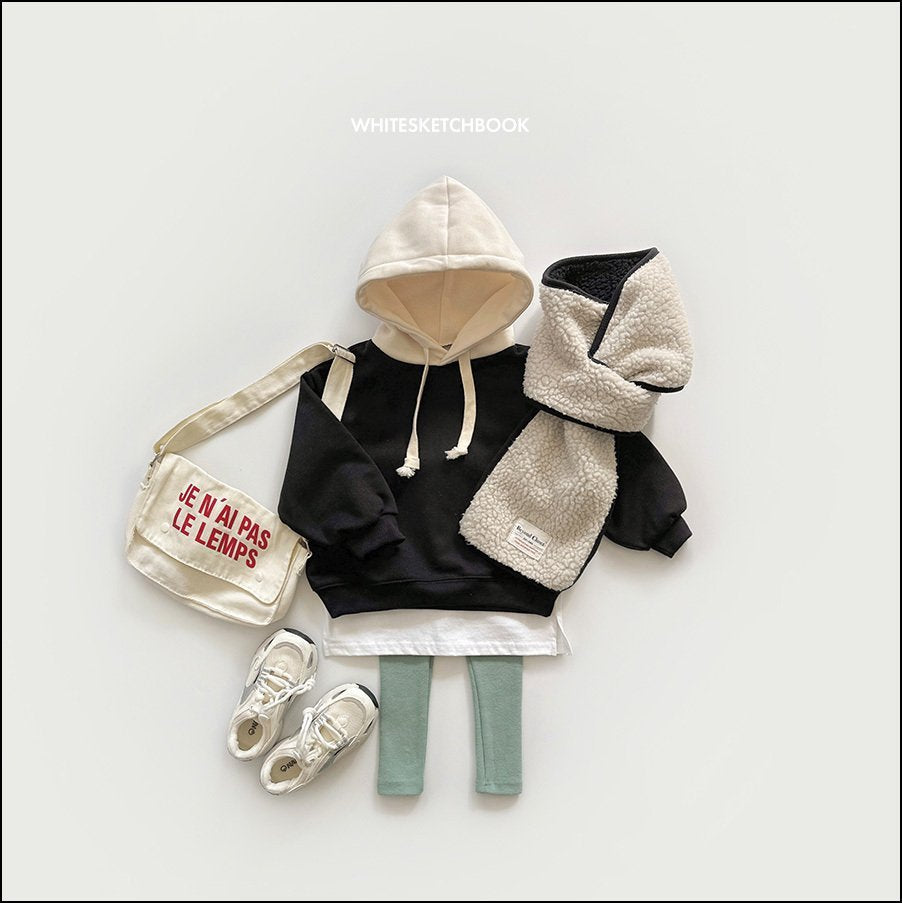 [PRE-ORDER] Simple Color Block Hoodie Sweatshirts