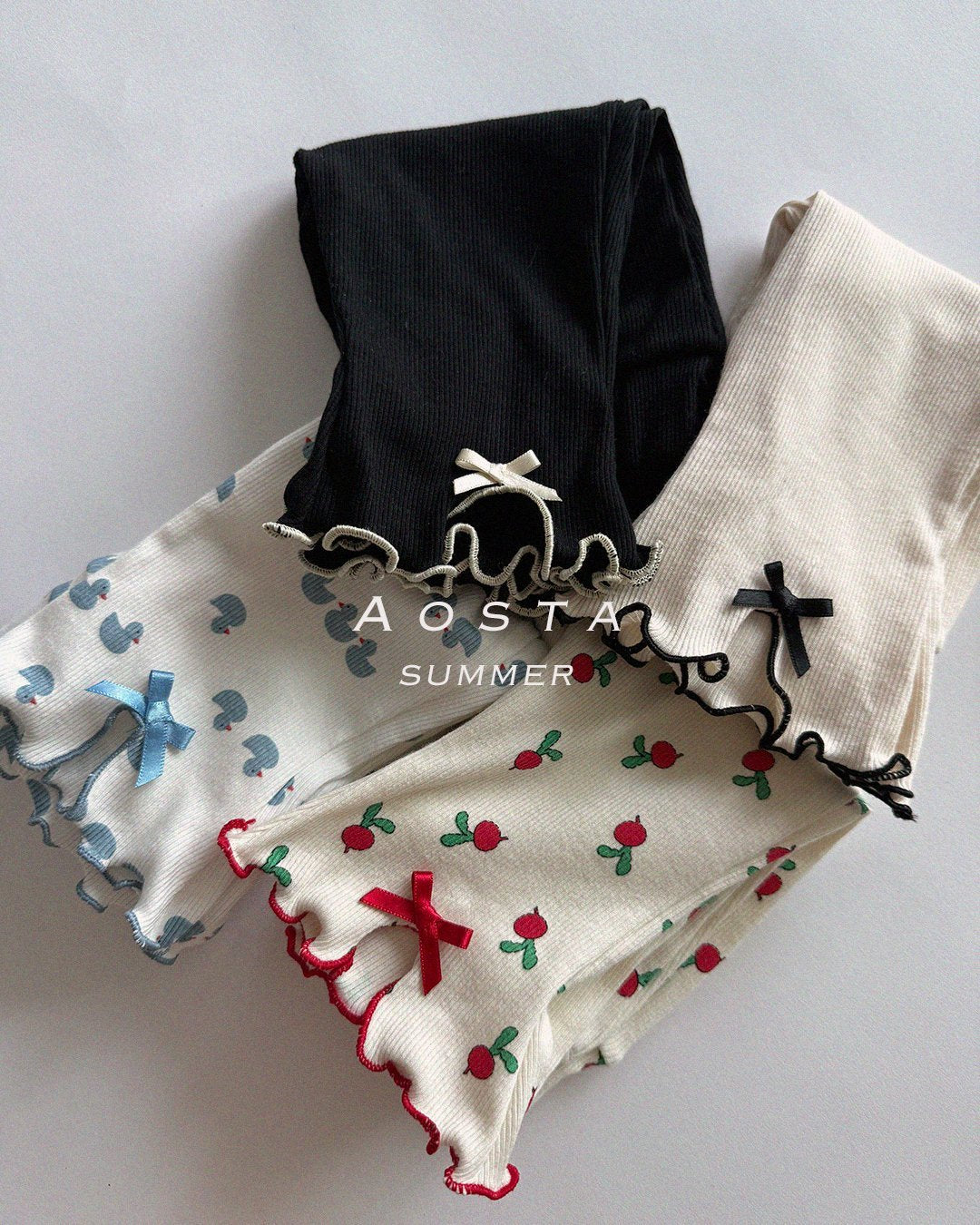 [PRE-ORDER] Ribbed Ribbon Pants