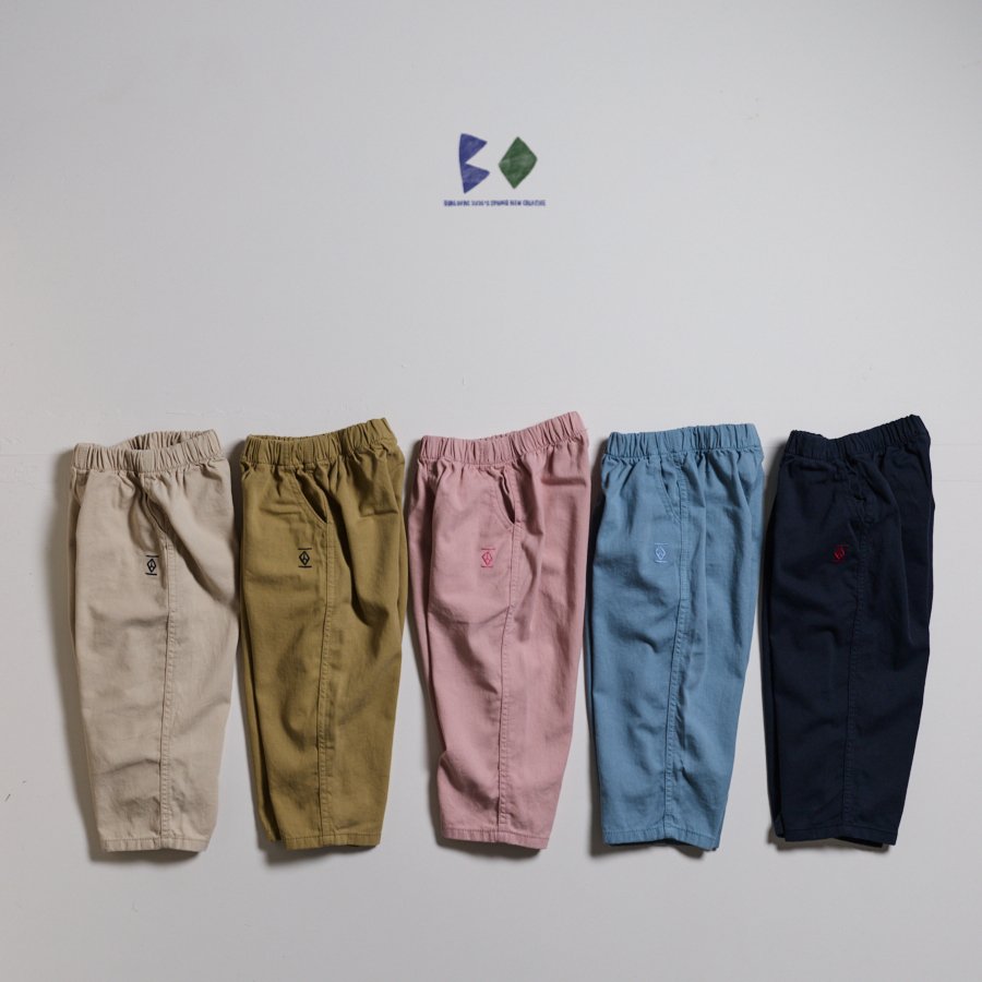 Two Spring Pants [Light Beige/XS(2-3yr)]