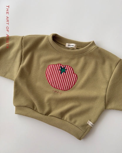 Tomato Sweatshirts [Ivory/M(1-2yr)]
