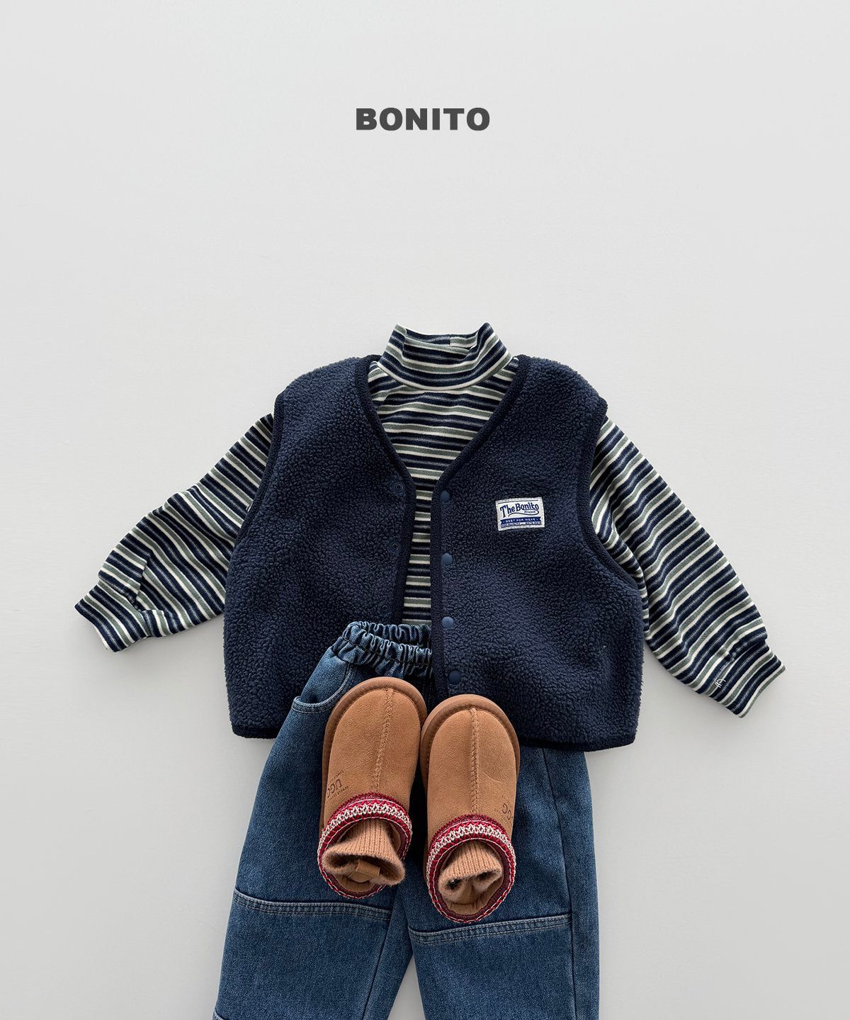 [PRE-ORDER] Retro Loose Stripe Turtleneck T-Shirts