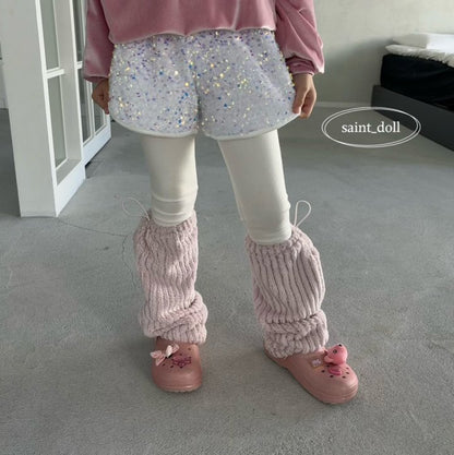 Bling Shorts [White/M(3-4yr)]