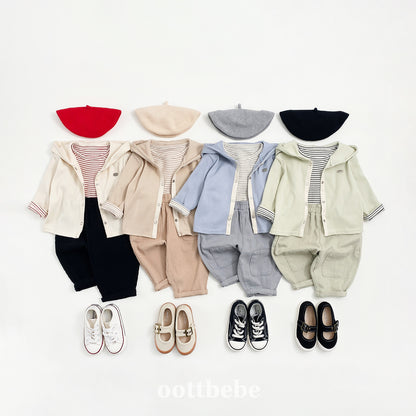 [PRE-ORDER] Olive Cardigan + T-Shirts Set