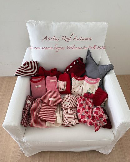 Every Day Leggings [Red/L(2-3yr)]