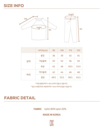 [PRE-ORDER] Bunny Rash Guard Top Bottom Set