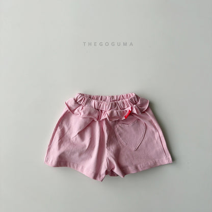 [PRE-ORDER] Frill Heart Shorts