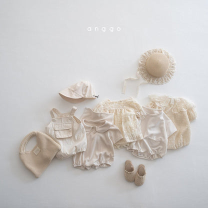 Waffle Body Suit [Cream/12m]