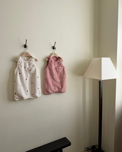 [PRE-ORDER] Embroidered Microfiber Sleep Vest
