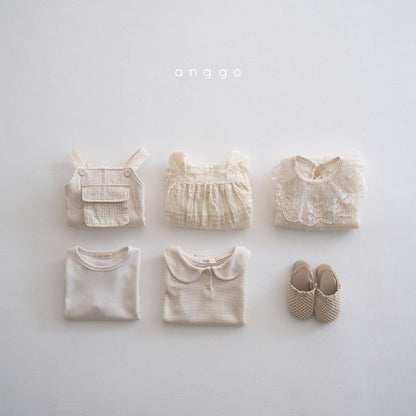 Waffle Body Suit [Cream/12m]