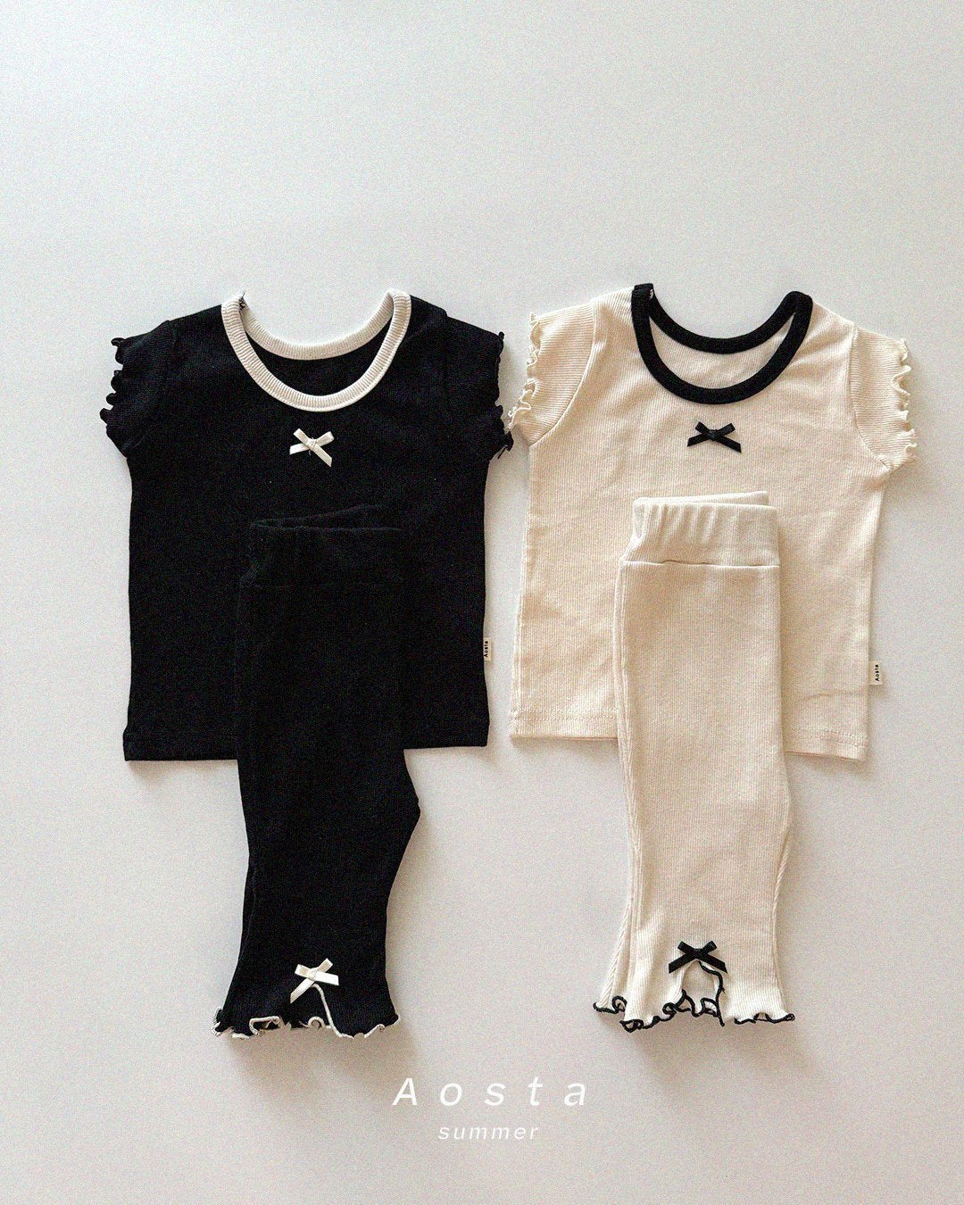 [PRE-ORDER] Ribbed Ribbon Pants