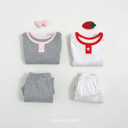 [PRE-ORDER] Lovely Eyelet Top Bottom Set