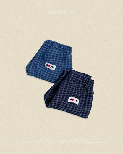 [PRE-ORDER] Denim Check Pants