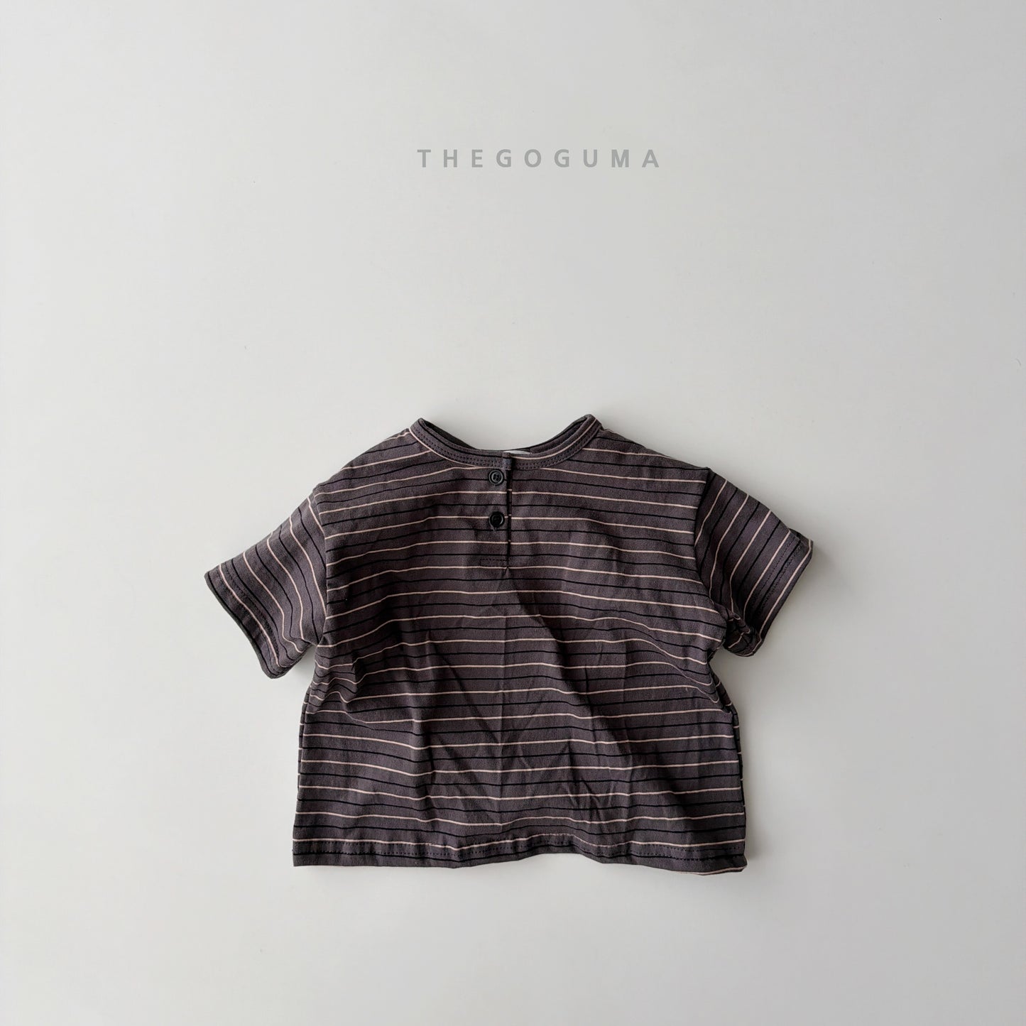[PRE-ORDER] Miu Stripe Button T-Shirts