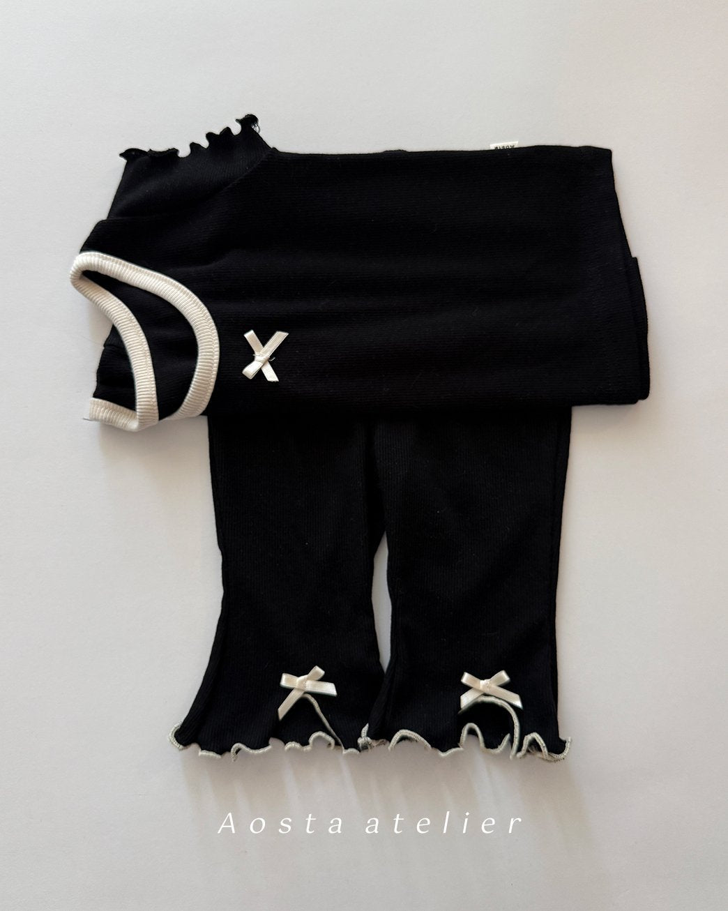 [PRE-ORDER] Ribbed Ribbon Pants