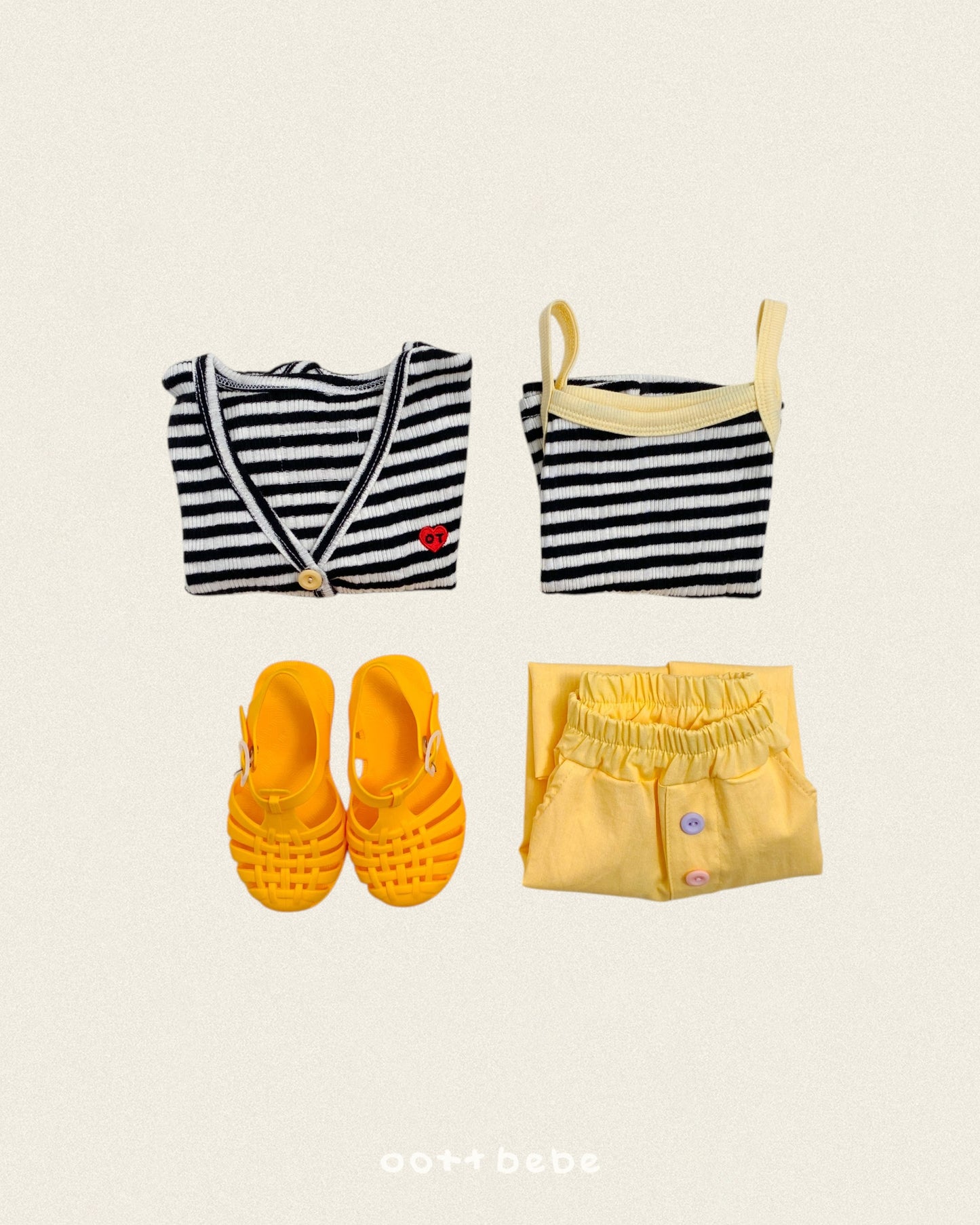 [PRE-ORDER] Knit Ribbed Tank Top + Cardigan Set
