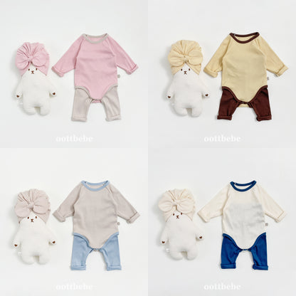 [PRE-ORDER] Pudding Modal Body Suit + Leggings Set