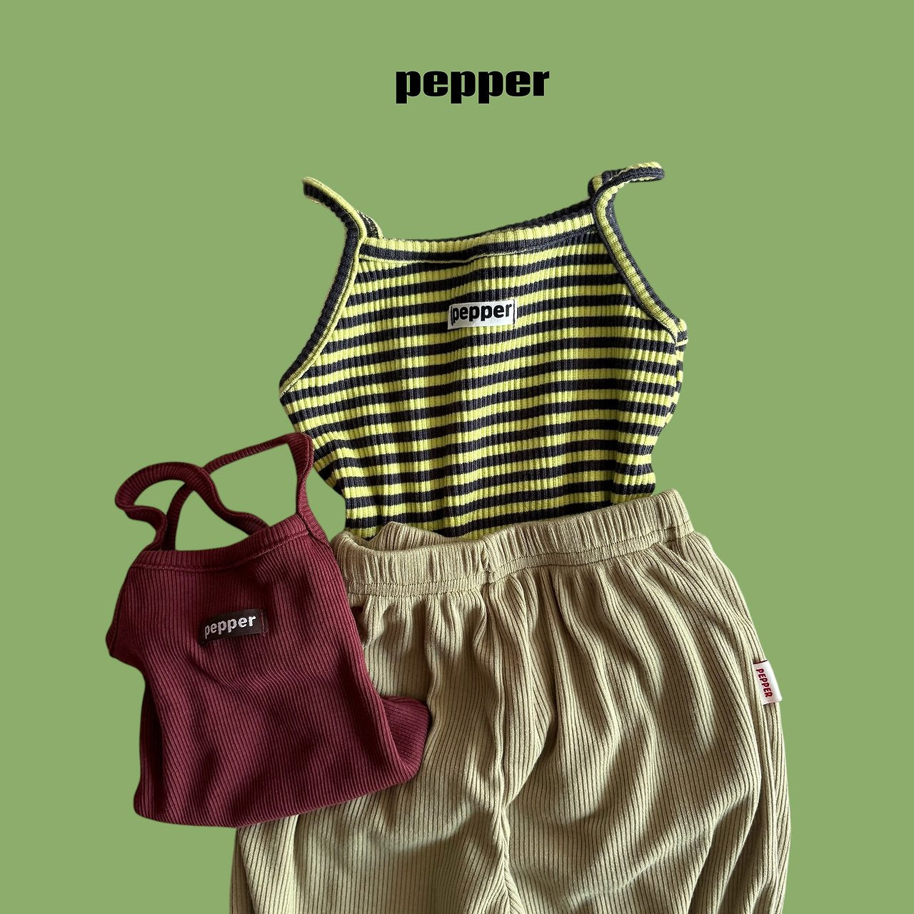 [PRE-ORDER] Melon Stripe Tank Top