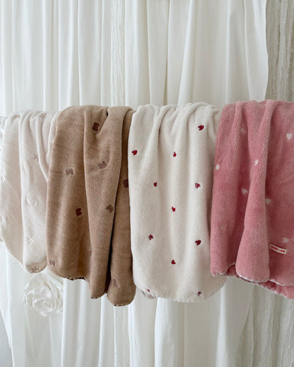 [PRE-ORDER] Cozy Embroidered Microfiber Blanket