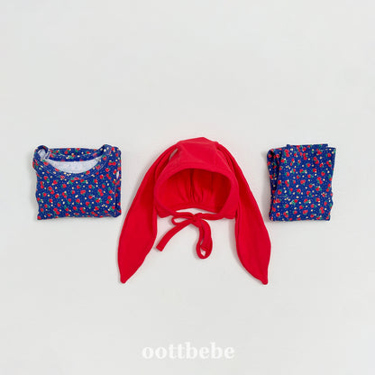 [PRE-ORDER] Strawberry Body Suit + Leggings Set