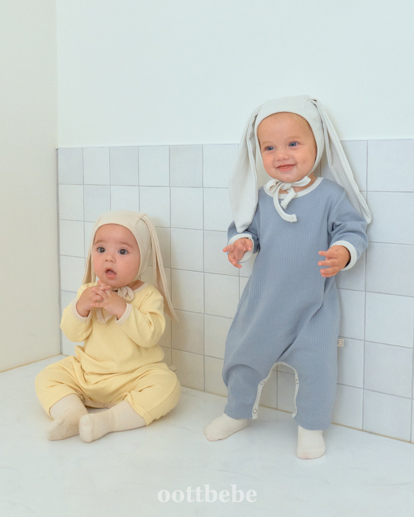 [PRE-ORDER] Butter Cream Body Suit + Bonnet Set