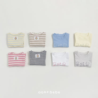 Say Oott 1+1 Baby T-Shirts [Red/Ivory/Baby M(6-12m)]