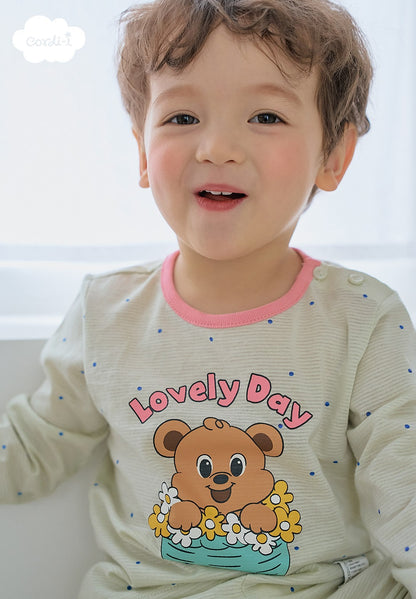 Lovely Bebe Jacquard Home Wear Set