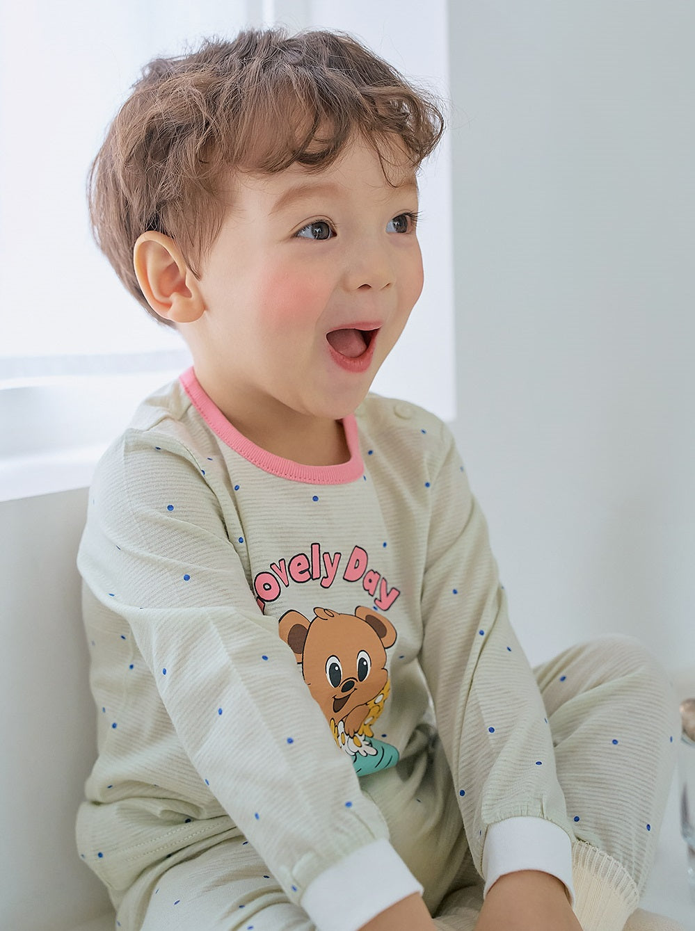 Lovely Bebe Jacquard Home Wear Set