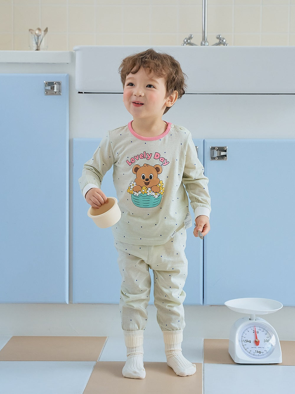 Lovely Bebe Jacquard Home Wear Set