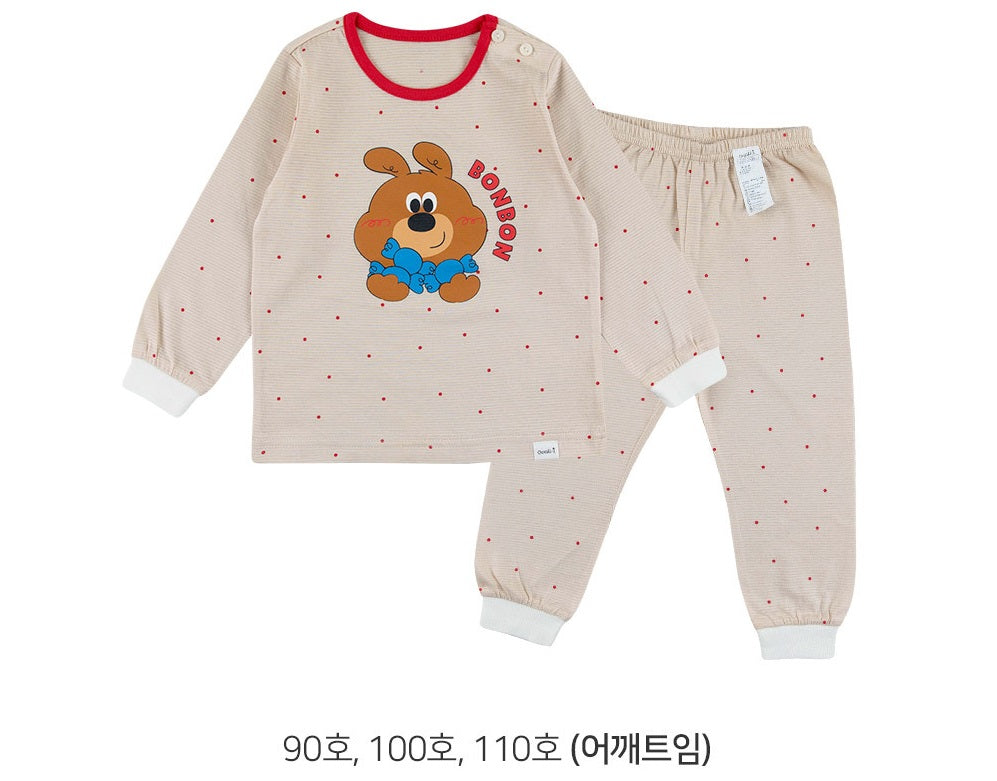 Puppy Bong Bong Jacquard Home Wear Set