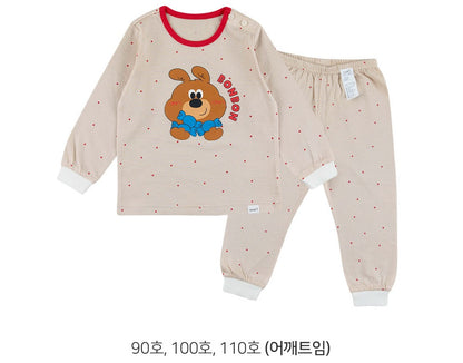 Puppy Bong Bong Jacquard Home Wear Set