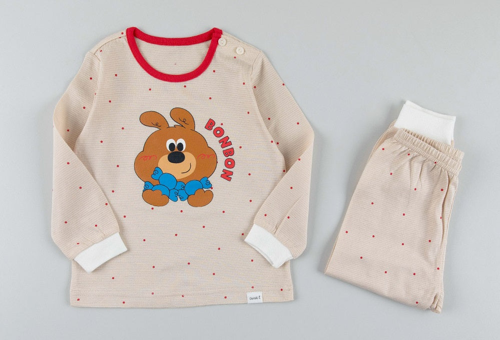 Puppy Bong Bong Jacquard Home Wear Set