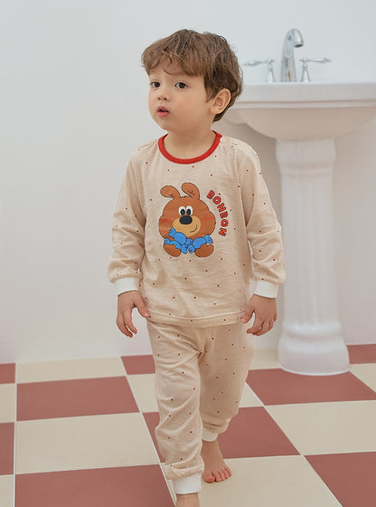 Puppy Bong Bong Jacquard Home Wear Set