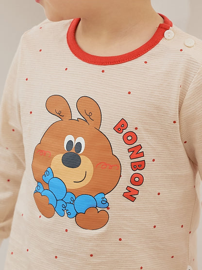 Puppy Bong Bong Jacquard Home Wear Set