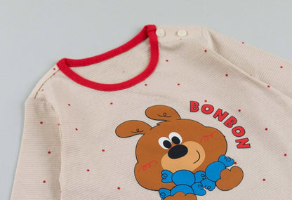 Puppy Bong Bong Jacquard Home Wear Set